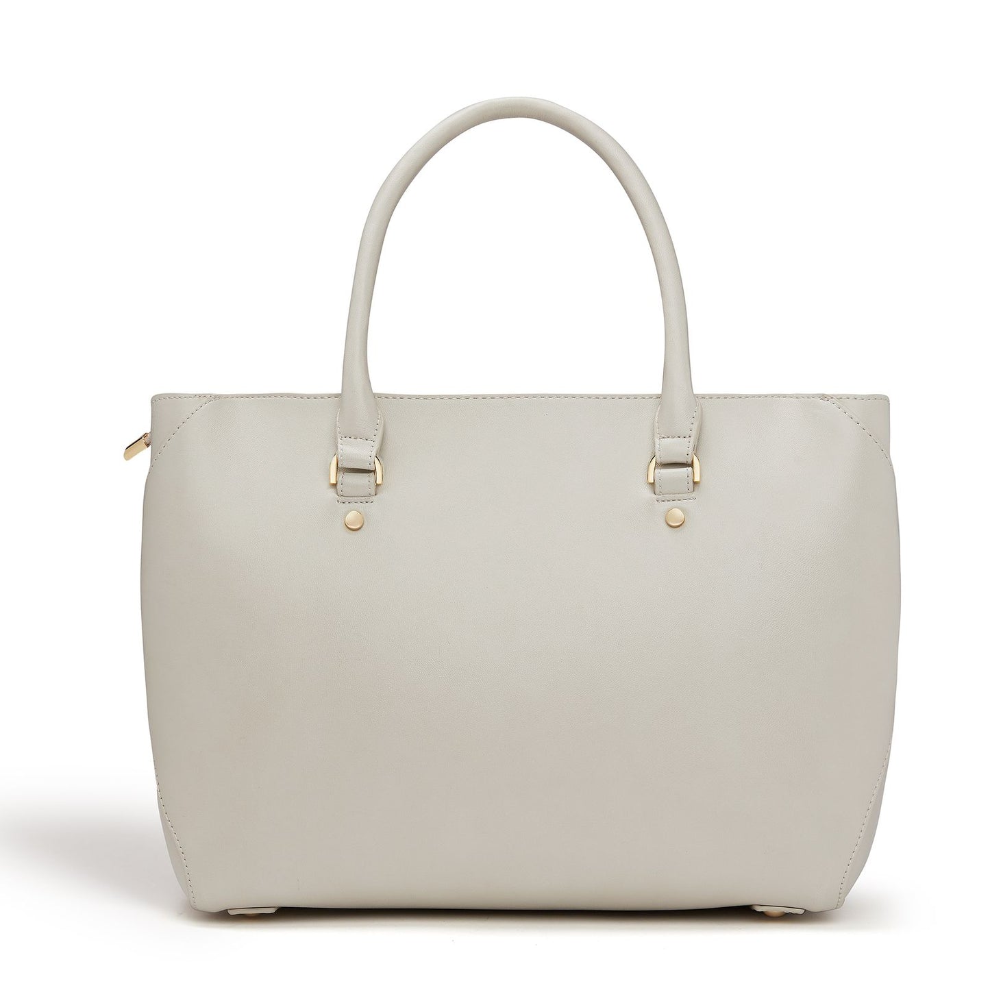 Grey - Sophie Vegan Leather Tote Bag-5