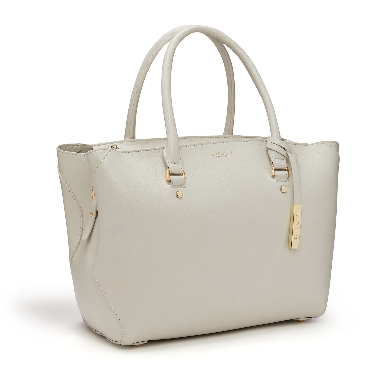 Grey - Sophie Vegan Leather Tote Bag-2