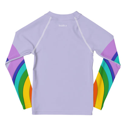 Rainbow CUTOUT - surf shirt for babies &amp; children - UV shirt - long-sleeved swim shirt