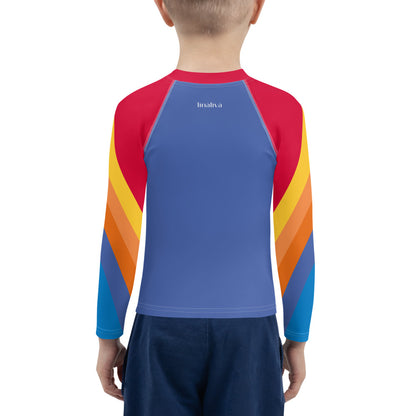 Hero - surf shirt for babies &amp; children - UV shirt - long-sleeved swim shirt - red/blue