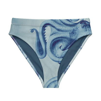 Octopus - Recycled High Waist Bikini Bottoms
