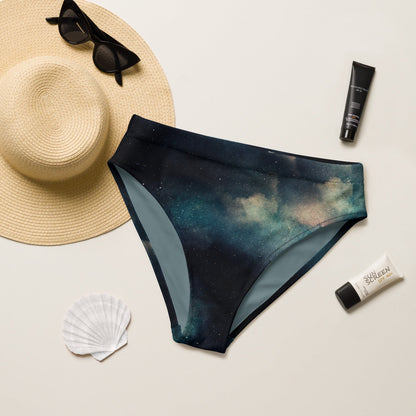 Moonlight Swimmer Recycled High Waist Bikini Briefs