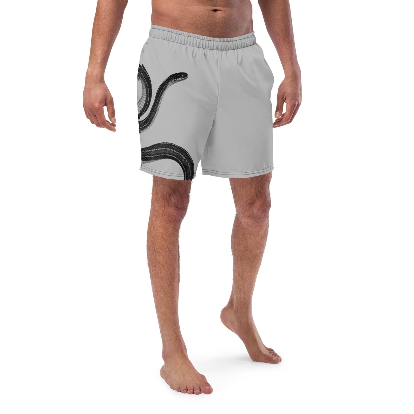 Snake Tattoo swim trunks made from recycled polyester
