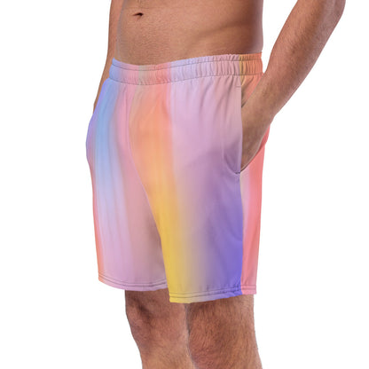 Color Wash swim trunks made from recycled polyester