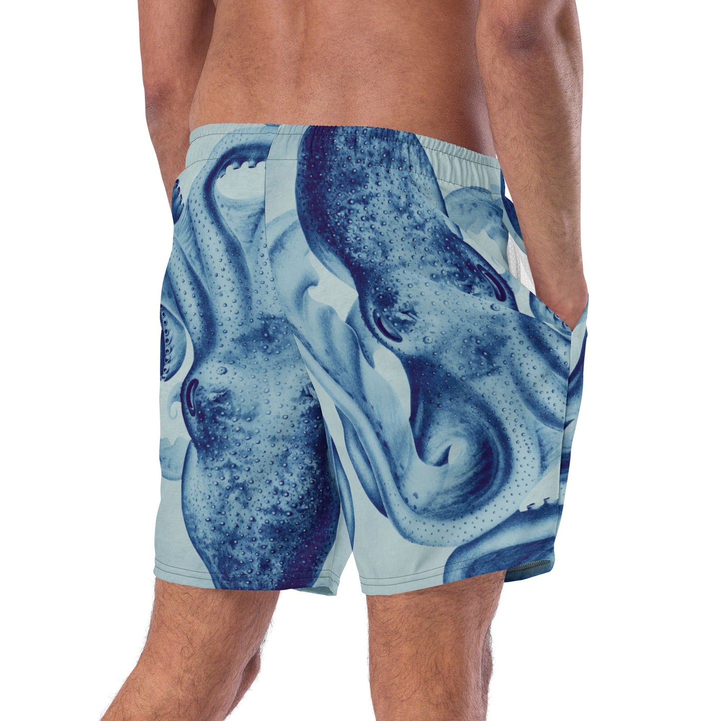 Octopus - men's swim trunks made from recycled polyester