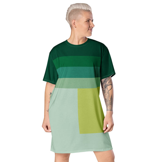 Color Blocks - T-Shirt Dress