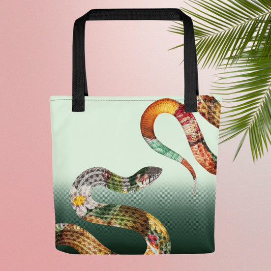 Floral Snake - Shopping Bag / Tote-linaliva.de