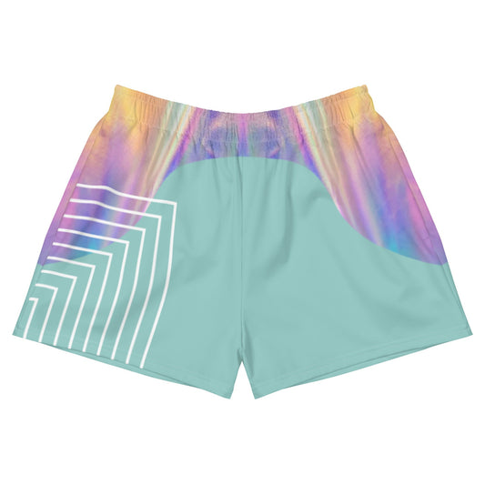 Rainbows & Lines - Recycelte Sport-Shorts