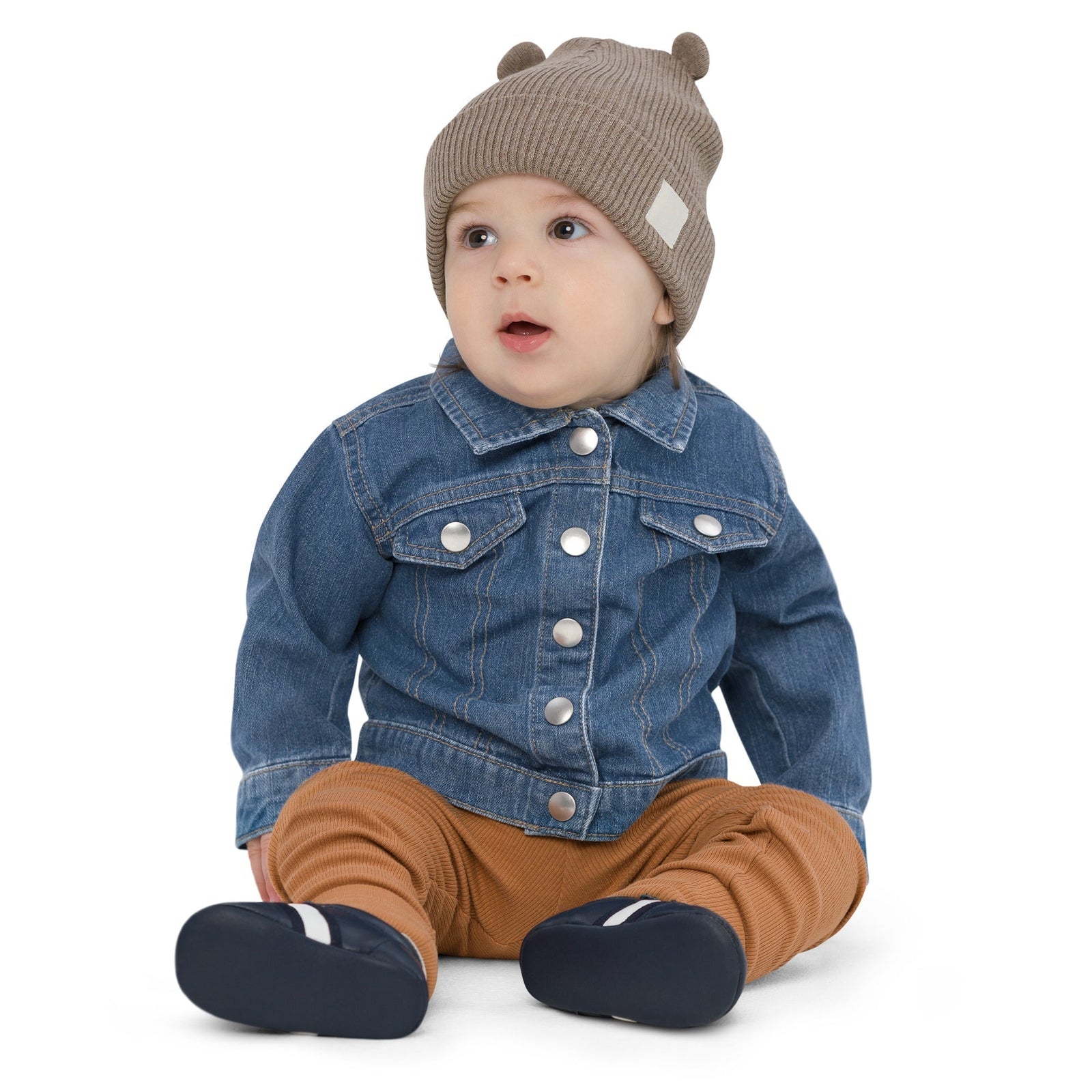 Rainbow Baby - Bio-Jeansjacke für Babys-Jacken für Babys & Kinder-linaliva.de