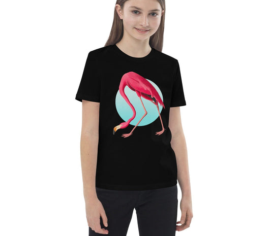 Funky Flamingo - Bio-Baumwolle T-Shirt für Kinder