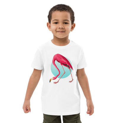 Funky Flamingo - Organic Cotton T-Shirt for Kids