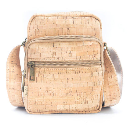 Men's Zipper Cork Messenger Bag  BAG-2246-5