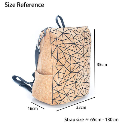 Multi-Uto Cork Utility geometry Backpack-Bag-2228-6