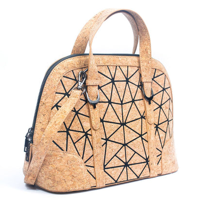 Geometric Cork Handbag for Women BAG-2262-7