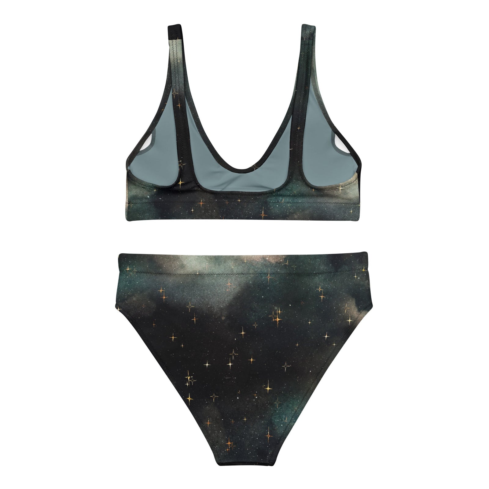 Starry Night - Recycelter Bikini mit hoher Taille-recycelte Bikinis-linaliva.de