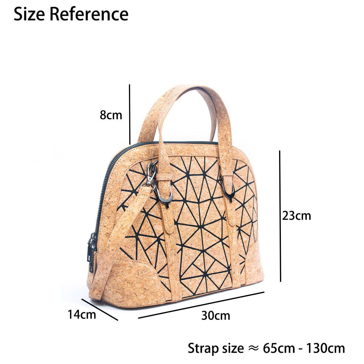 Geometric Cork Handbag for Women BAG-2262-8