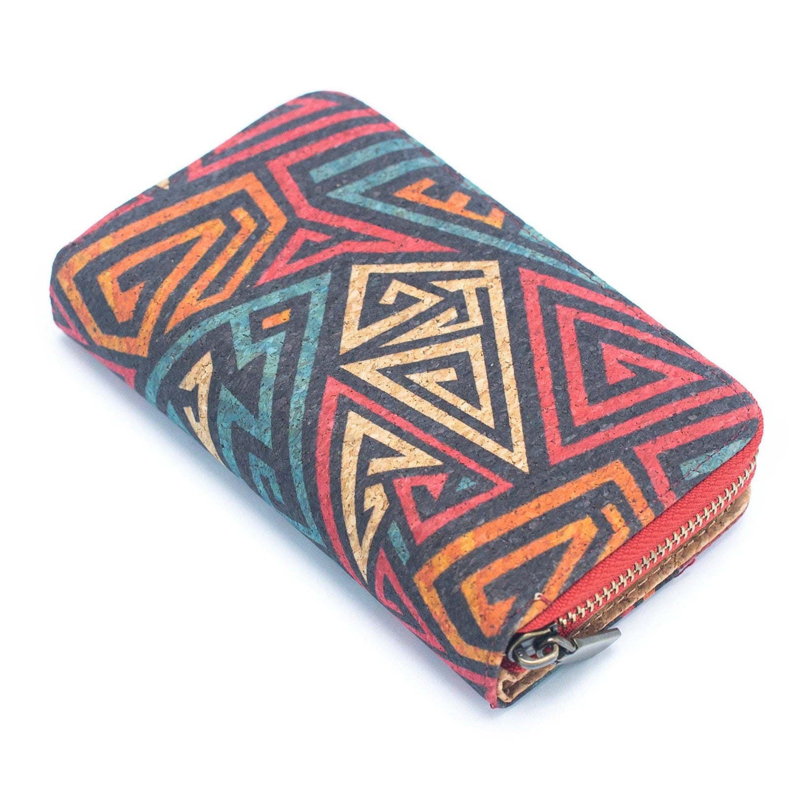 All cork women card wallet Colors cork Mini-Flap Printed Wallet –BAG-2222-7
