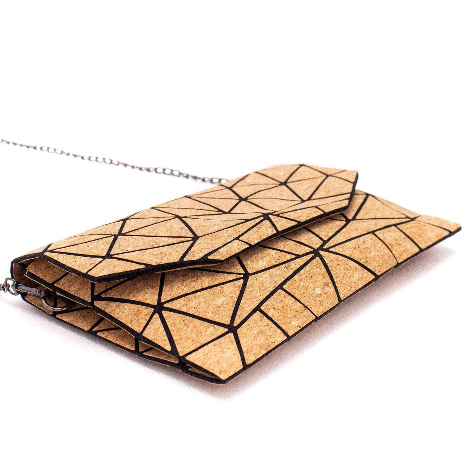Cork Geometric Chain Crossbody cork Bag  BAG-2069-8