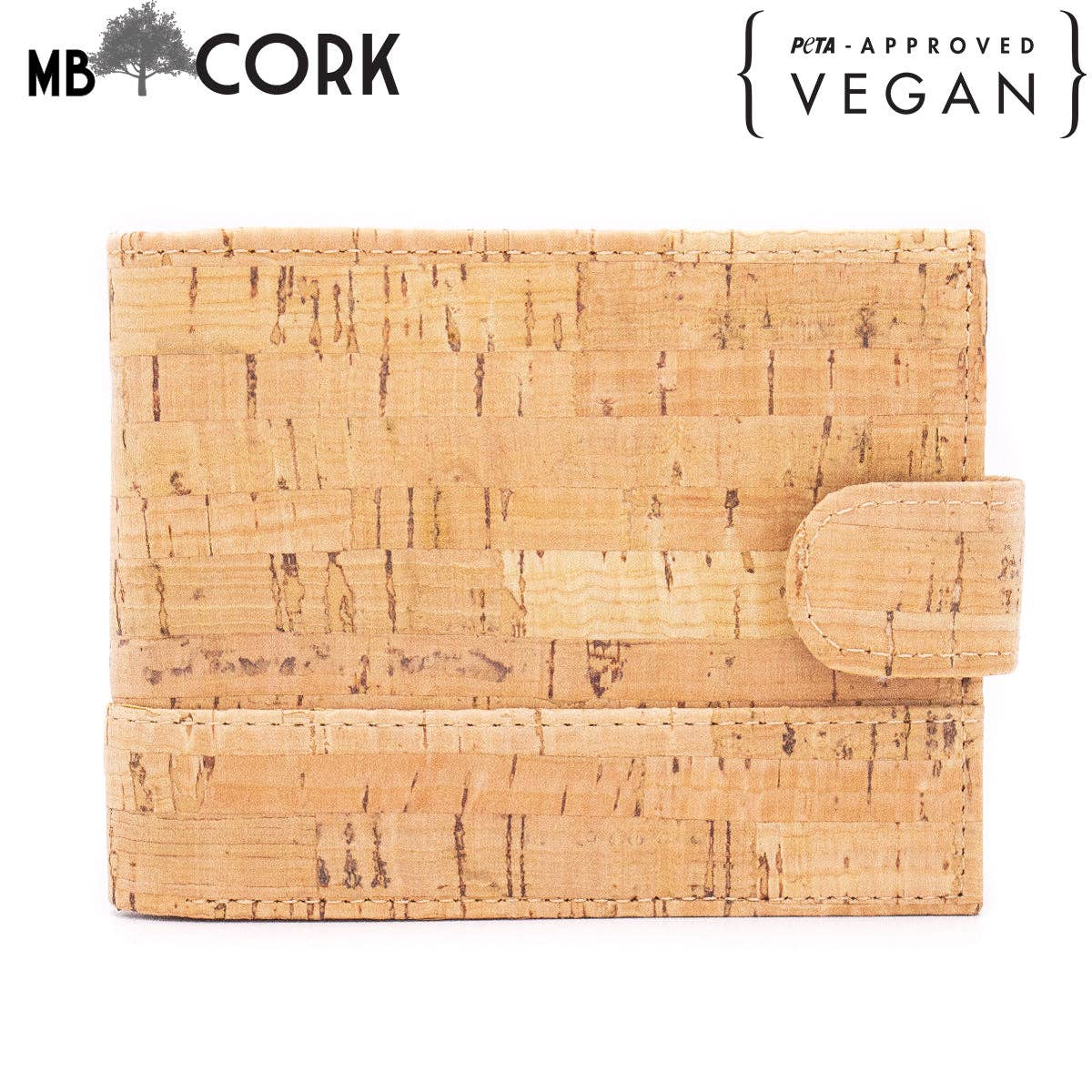 Natural rustic cork wallet for men BAG-2232-11