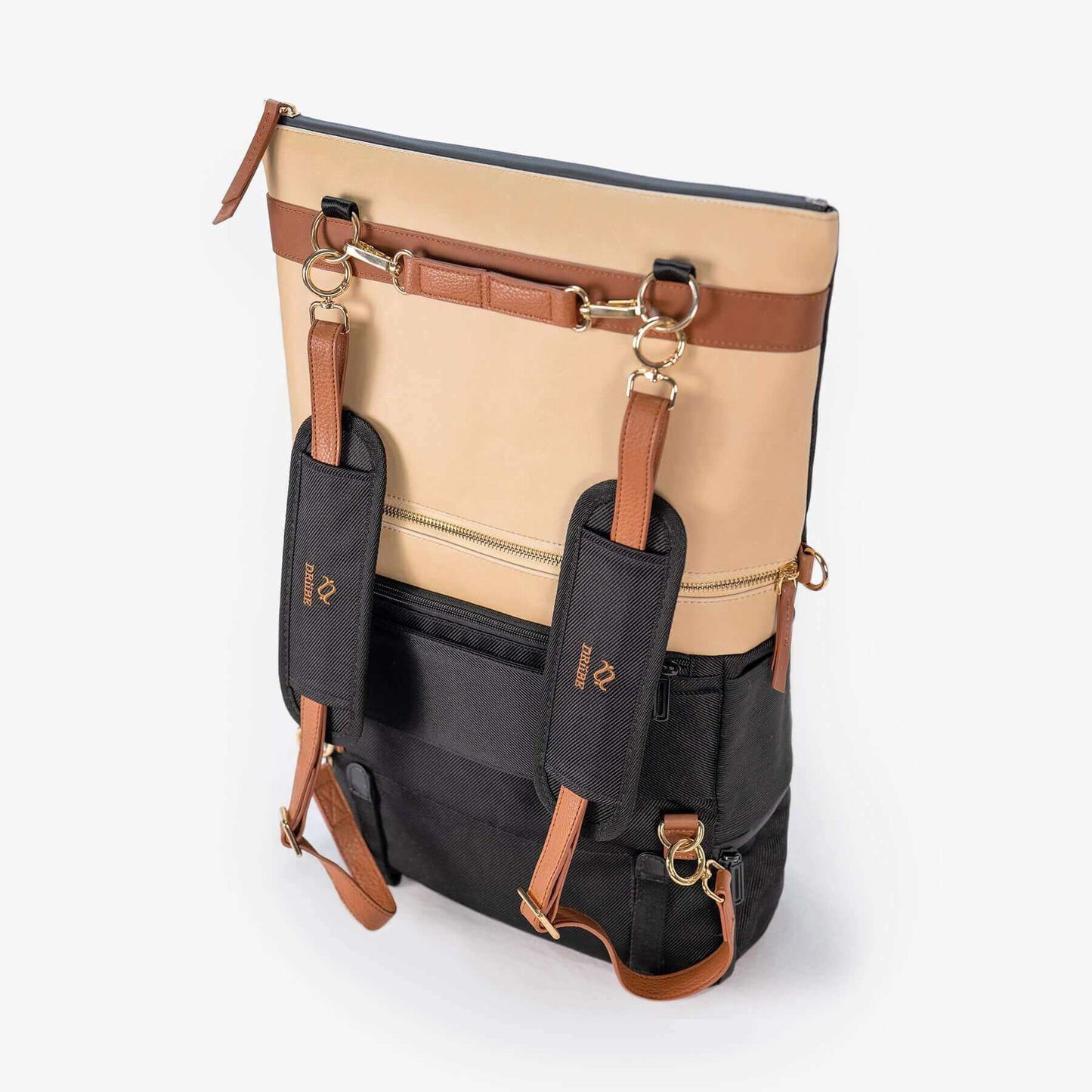 DAKOTA 3 in 1 Convertible Backpack Purse, Sand-1