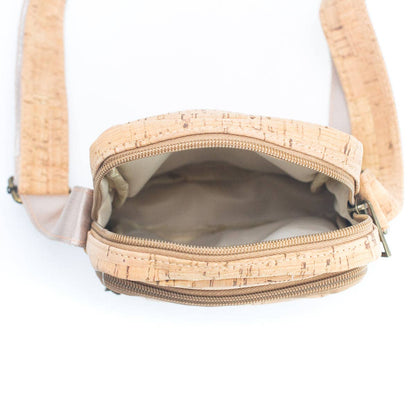 Men's Zipper Cork Messenger Bag  BAG-2246-1