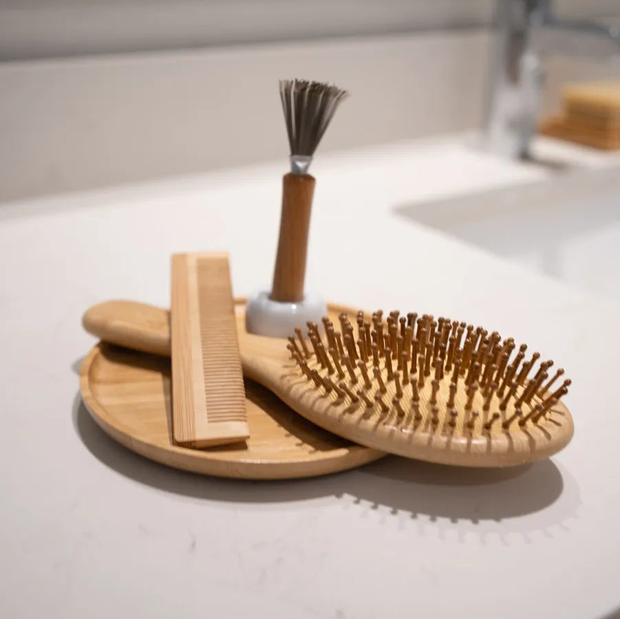 Bamboo Hair Brush Set-6