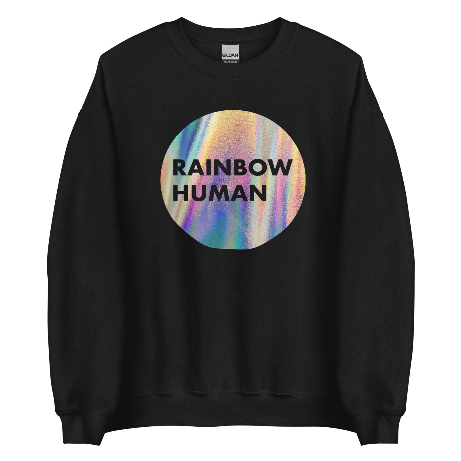 Rainbow Human - Unisex Sweatshirt-Sweatshirts-Black-linaliva.de