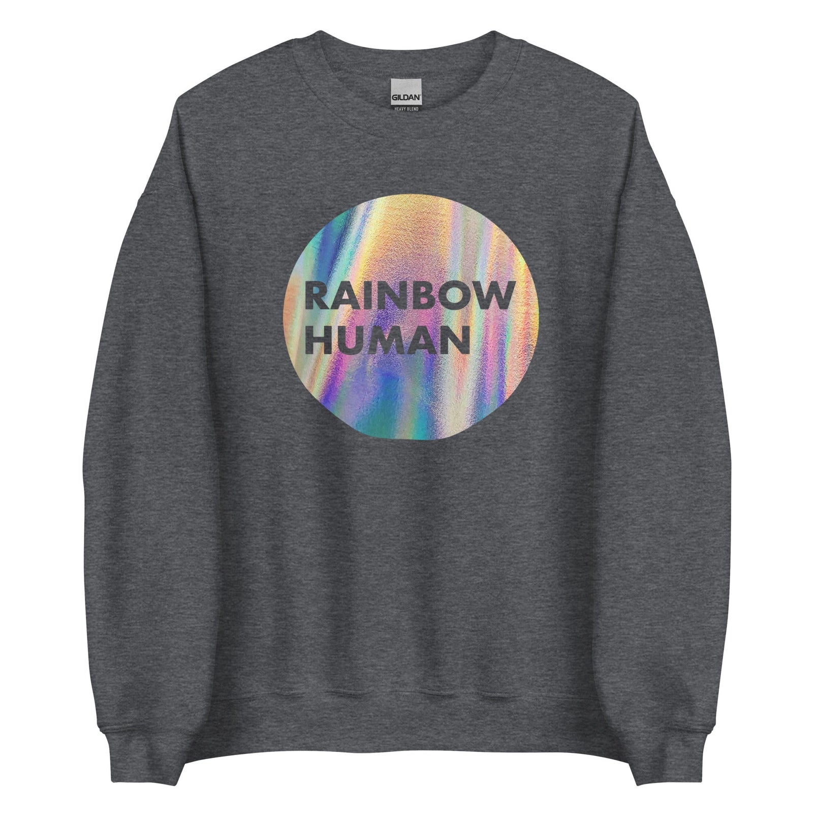 Rainbow Human - Unisex Sweatshirt-Sweatshirts-Dark Heather-linaliva.de