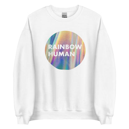 Rainbow Human - Unisex Sweatshirt-Sweatshirts-White-linaliva.de